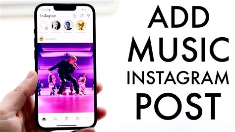 can you add music to instagram post with videos