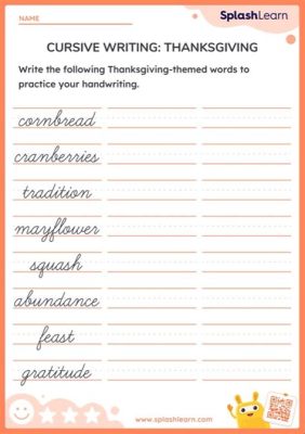 how to write thanksgiving in cursive and the art of gratitude in literature